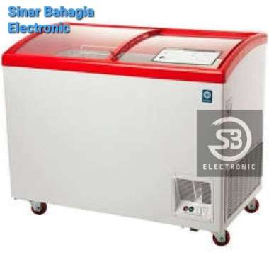 UCHIDA UFH-300CRD CHEST FREEZER 300 LITER KACA (NEW) (KHUSUS BANDUNG)