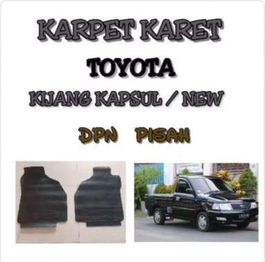 Karpet karet mobil toyota kijang kapsul pick up depan