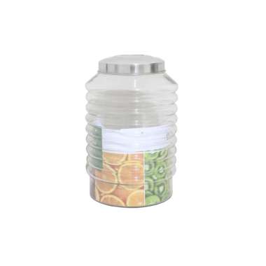 (Gosend/Grab) Toples Kamma 1 Seal 15 Liter Toples Kaca Gelombang Kedap Udara DLX Glass