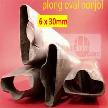 Plong Kulit bentuk Oval Nonjol 6 x 30mm/Plong Oval Nonjol /Pembolong Oval Nonjol 6 x 30mm