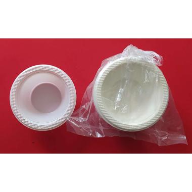 Mangkok BESAR Plastik Putih Sekali Pakai Mangkuk Pesta ( 50 Pcs )