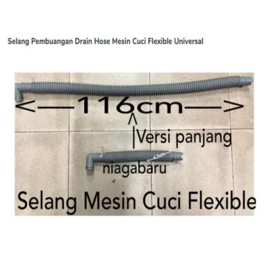 Selang Pembuangan Drain Hose Mesin Cuci Flexible Universal