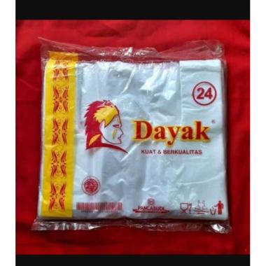 kantong kresek DAYAK HD24 asoi sedang bening uk.24 clear