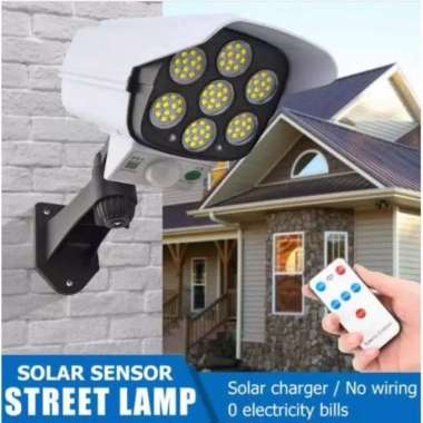 Lampu Sorot Dinding Halaman Gerbang Pekarangan Halaman Rumah Parkir 77 LED CCTV Anti Air Infra Merah