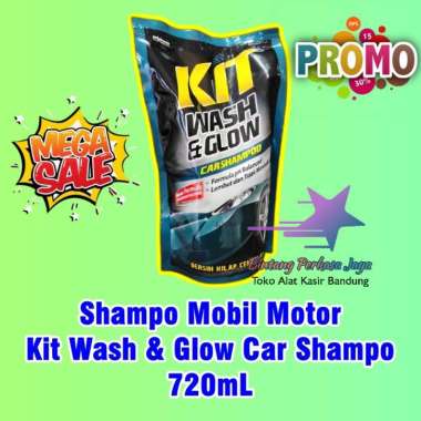 Shampo Mobil Motor Kit Wash & Glow Car Shampo (800mL) / Sampo