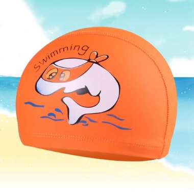 Promo Swim Cap Kids Bathing Swimming 