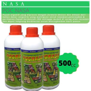POC NASA Pupuk Buah, Bunga, Daun, Akar - Pupuk Organik Cair Buah NASA 500cc