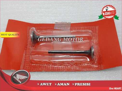 Honda Genuine Part Klep Set Honda Grand Legenda Supra Prima Win Klep In Out Ori AHM Gn5 Black