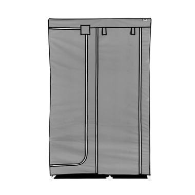 Nine box Lemari Pakaian - DW Grey [2 Pintu]