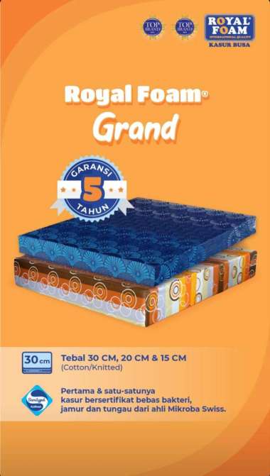 PALEM KASUR BUSA ROYAL GRAND TEBAL 30 CM KHUSUS JABODETABEK 90 x 200