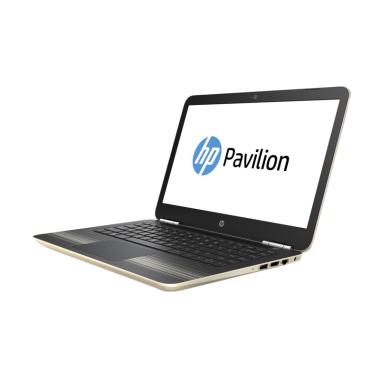 HP 14-BS009TU Notebook - Gold [Quad Core N3710/ 4GB DDR3/ 500GB HDD/ Win10/ 14