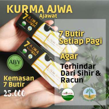 kurma ajwa Kemasan 7 butir - kurma Ajwa Ajawat
