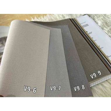 Wallpaper Dinding Polos Serat Kain Natural Avenue