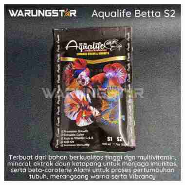 AQUALIFE BETTA S2 PELET CUPANG 50 GRAM / PAKAN CUPANG / PAKAN BETTA / MAKANAN CUPANG