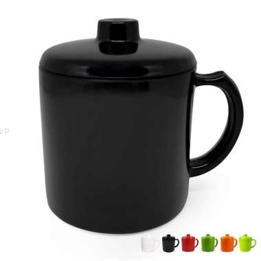 Gelas Mug | Mug Melamin | Mug Melamine | Gelas Melamin - 710 Hitam