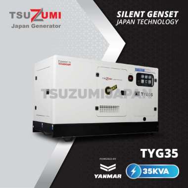 Genset Yanmar 35kva Silent Tsuzumi Japan