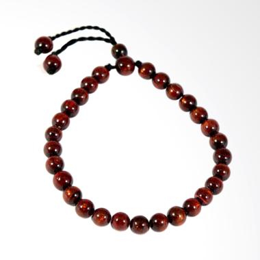 ICBEADS Tarik Ulur Akar Bahar Gelang Aksesoris Pria - Merah