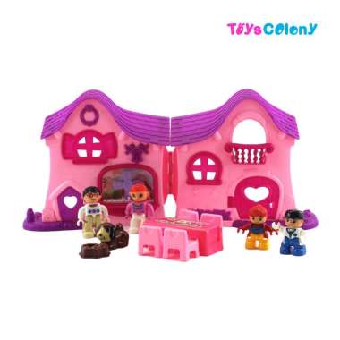 TOYSCOLONY RUMAH-RUMAHAN BONEKA LEGO BEAUTIFUL HOUSE 8148-2