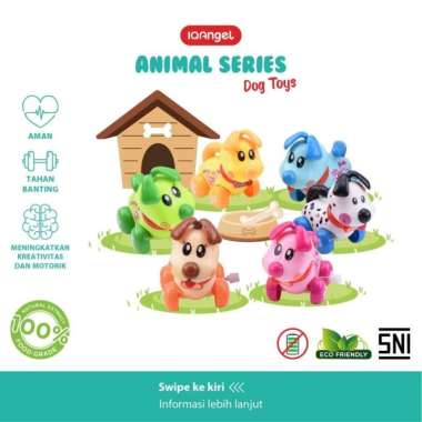 IQ Angel Dog Toys Mainan Bayi Blue