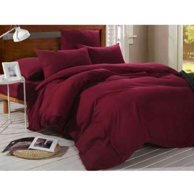 Ellenov Sprei Aneka Warna Polos Bahan Katun Prada Polos [Set Sprei] Sprei Homemade Sprey Elegant Sep