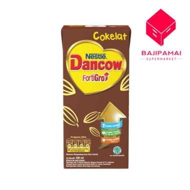 Promo Harga Dancow Fortigro UHT Cokelat 180 ml - Blibli