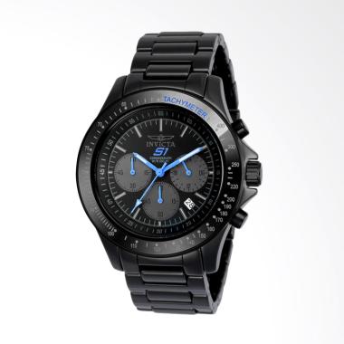 Invicta S1 Rally Men Watch Ceramic Jam Tangan Pria - Black Blue Black INV 23837 Black Blue