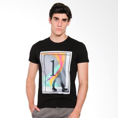 Papercut Men Cliff T-shirt Kaos Pria - Black [8827]