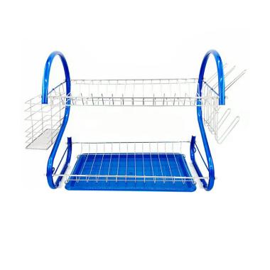 Rakita Rak piring 2 Tingkat - Biru