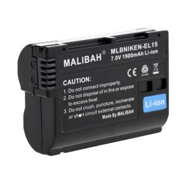 Malibah EN EL 15 Li Ion Battery for Nikon