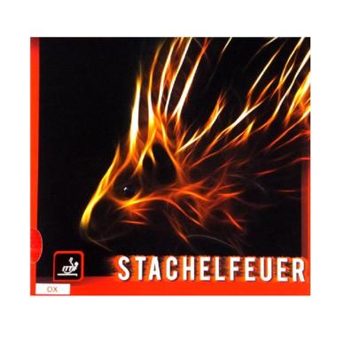 Spinlord Stachelfeuer Ox Rubber Bat Tenis Meja - Red