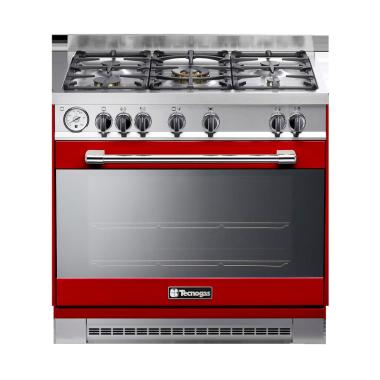 Tecnogas PG1R96G5VC Kompor Free Standing - Red Silver