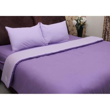 Chelsea Gold Polos Set Sprei dan Bed Cover - Lavender