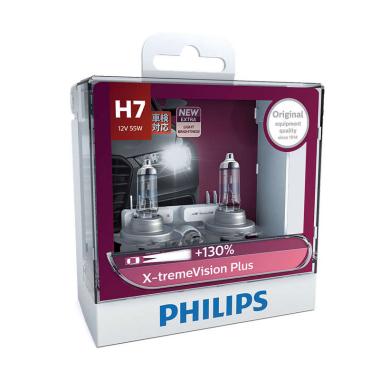 PHILIPS Xtreme Vision Plus 130% H7 Lampu Halogen
