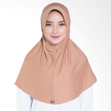 Elzatta Zaria Sahara NR Jilbab Instant - Brown Elzatta Zaria Sahara NR Jilbab Instant - Brown