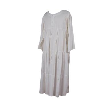Mukena Dinda Rania Gamis Anak Perempuan - White