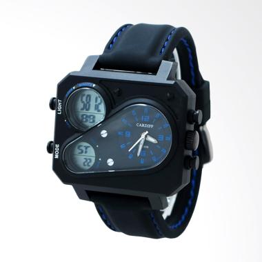 CARDIFF Jam Tangan Pria - Black Blue [DT 6119]