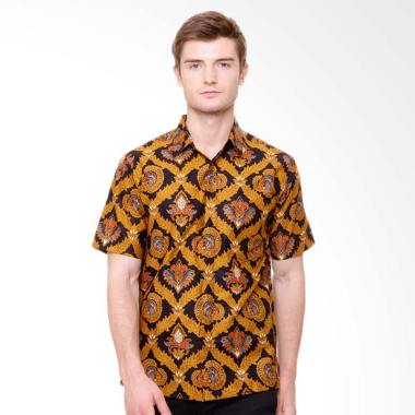 Batik Agrapana Warastika Kemeja Pria - Coklat
