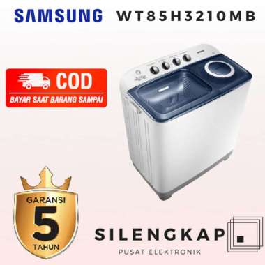 MESIN CUCI 2 TABUNG 8.5 KG SAMSUNG WT85H3210MB GARANSI RESMI