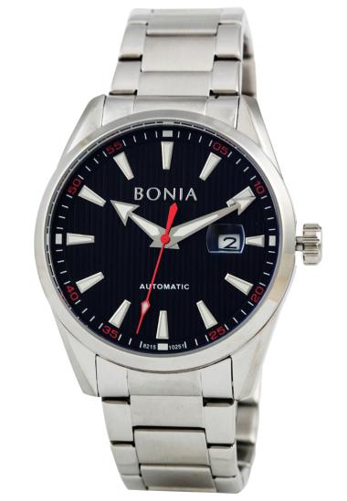 Bonia Jam Tangan Pria - Silver Black [B10251-1362]