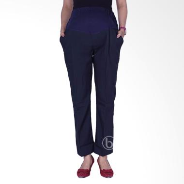 Mama Hamil CLO 06 Standart Celana Hamil Kantor Formal - Biru