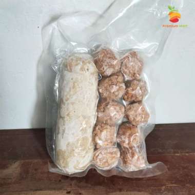 Kekian dan Baso Goreng Ayam dan Udang Halal / Non Halal (500 gram)