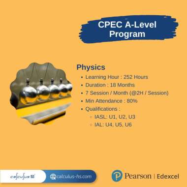 Calculus Home Schooling - Int A Level by Pearson Physics Full Program