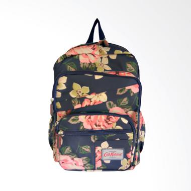 Cath Kidston Motif Mawar Tas Ransel Wanita - Biru Dongker