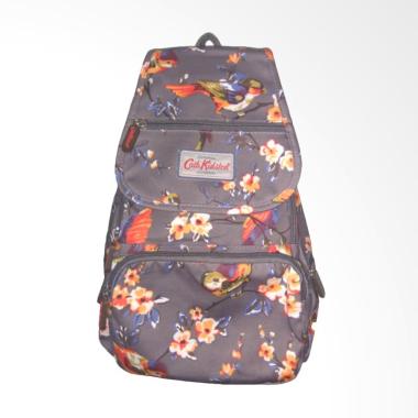 Cath Kidston Motif Bunga Tas Ransel Wanita - Abu Abu