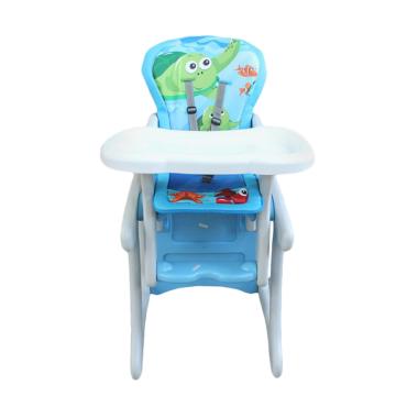 BabySafe Turtle HC01A Kursi Makan Bayi - Blue Blue