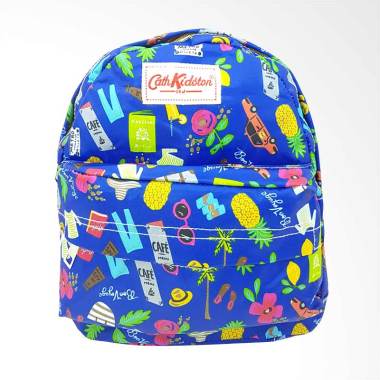 Cath Kidston Solidex Mini Tas Ransel Wanita - Biru
