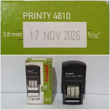 Stamp Trodat Printy 4810 dater tanggal.