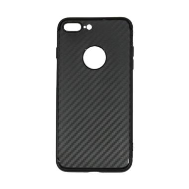 Lize Carbon iPhone 7 Plus Case Slim ... thin / Jelly Case - Black