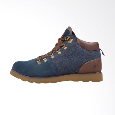 Eiger Navajo Mid Cut Shoes Sepatu Pria - Navy [1989]