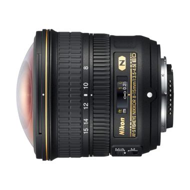 Nikon AF-S FISHEYE NIKKOR 8-15mm f-3.5-4.5E ED Lensa Kamera